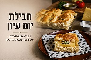 חבילת יום עיון (עבור כ 25-30 אורחים) חבילת יום עיון (עבור כ 25-30 אורחים)