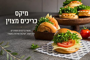 חבילות מגשי אירוח. מיקס כריכים (עד 25 אורחים) חבילות מגשי אירוח. מיקס כריכים (עד 25 אורחים)